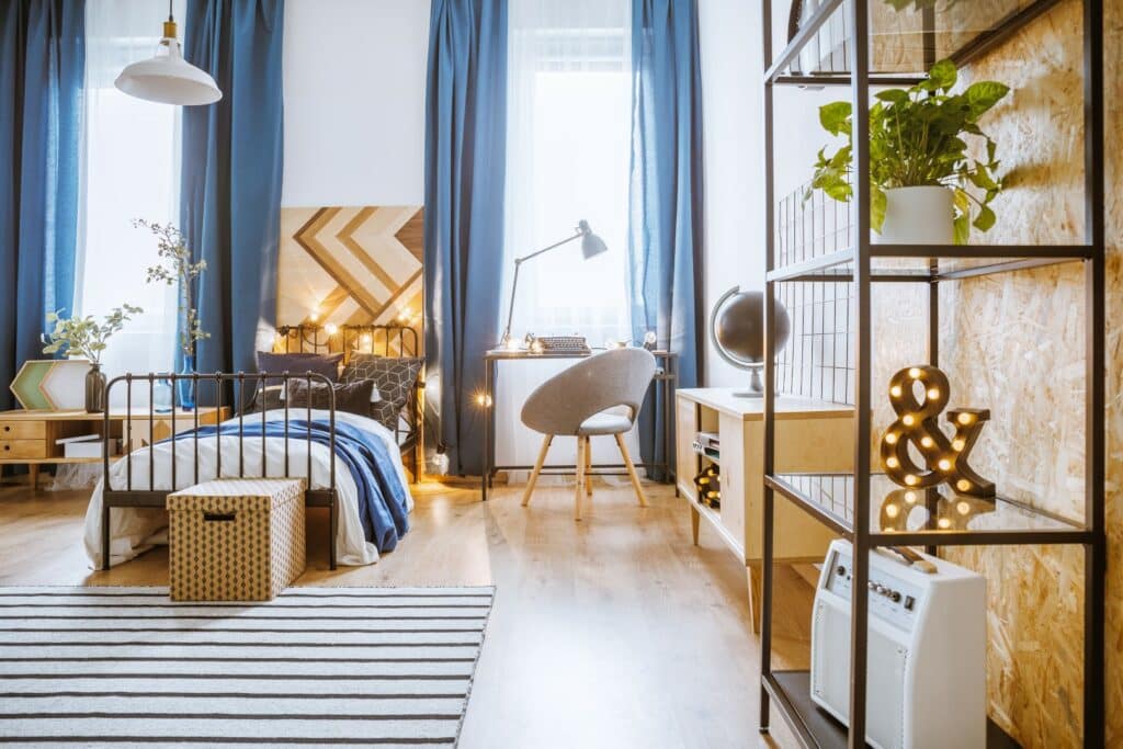 Aranżacja nowoczesnego wnętrza sypialni - projektowanie i dekoracje 5